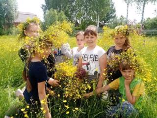Пришкольный лагерь «Непоседы»: "День цветов и трав»