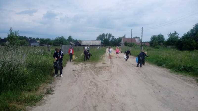 Экологический десант "Сделаем наше село чище!"