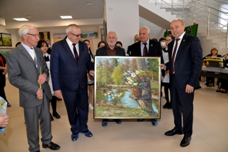 Открытие персональной выставки художника-педагога Мидхата Шакирова.