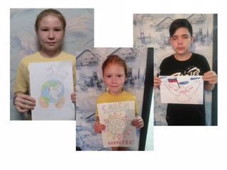 Ученики Стемасской школы нарисовали рисунки ко Дню народного единства