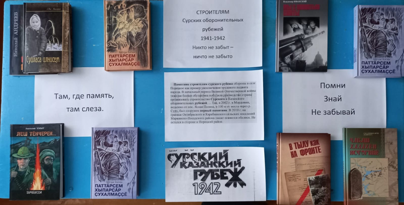 Книжная выставка «Строителям безмолвных рубежей …»