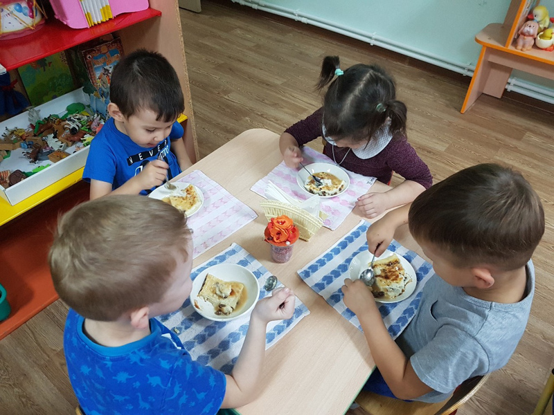 "Творожный пудинг с фруктами" - полезное и вкусное блюдо