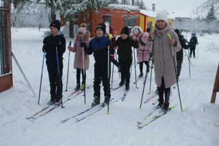 В школе открыт лыжный сезон!