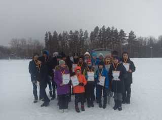 Состоялись    соревнования  по лыжным гонкам среди обучающихся общеобразовательных школ.