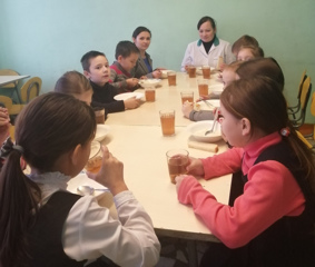 Встреча обучающихся  в  рамках реализации республиканского проекта «Завтрак с директором»