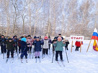 Лыжная эстафета среди обучающихся 1-4 классов.