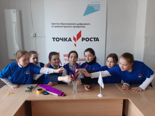 Активисты первичного отделения РДШ, ученицы 6б класса приняли участие во Всероссийской акции "Крымская лаванда"