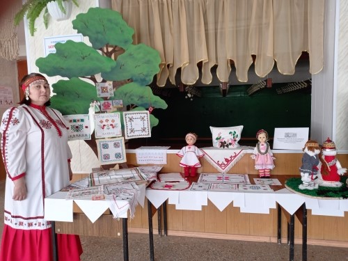 В Красночетайском районе  развивается традиционная чувашская вышивка