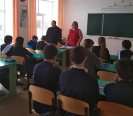 Встреча с обучающимися МБОУ "Новобайбатыревская СОШ"