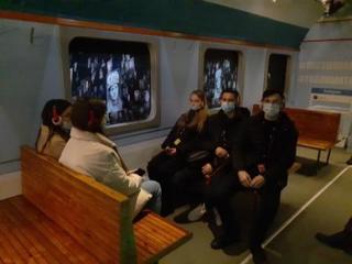 Активные участники виртуальной экскурсии по музею «Поезд Победы»
