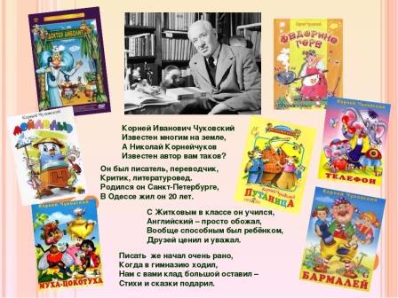 В рамках Недели русского языка и литературного чтения в 1 «А» классе прошёл литературный праздник «Весёлая поэзия, любимая детьми» по творчеству К.И. Чуковского