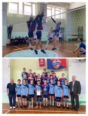 Поздравляем команду юношей с победой в зональном этапе Чемпионата школьной волейбольной лиги
