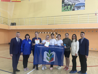 Команда учреждений допобразования - призеры районного соревнования по волейболу!