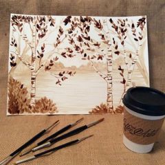 Мастер - класс   «Кофейная живопись»