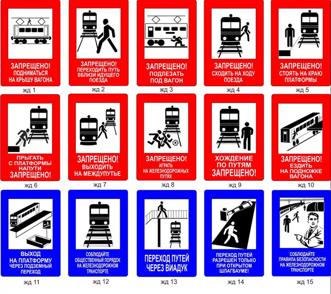 ПРАВИЛА БЕЗОПАСНОГО ПОВЕДЕНИЯ НА ОБЪЕКТАХ ЖЕЛЕЗНОДОРОЖНОГО ТРАНСПОРТА