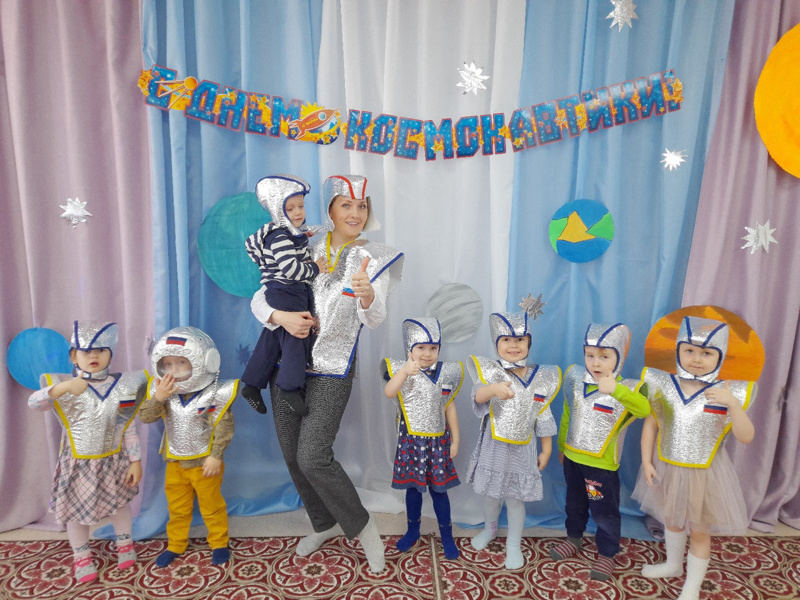 В дошкольной группе  МБОУ "Алтышевская СОШ " прошла тематическая неделя, посвящённая Дню космонавтики.