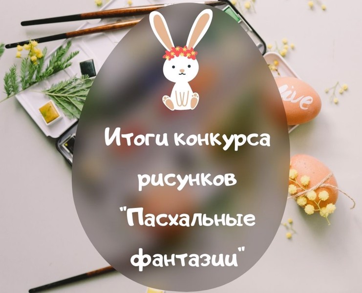 Итоги городского конкурса рисунков "Пасхальные фантазии"