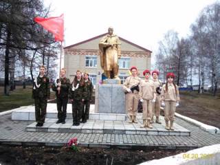 Копия Знамени Победы в МБОУ «Большетаябинская ООШ»