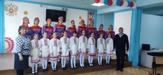 Прошел отчетный концерт фольклорного отделения на базе Чувашско-Сорминской СОШ
