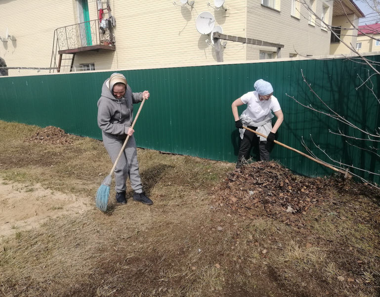 Субботник в детском саду