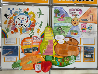 В гимназии прошёл конкурс плакатов  "Мы за здоровый образ жизни!»