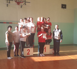 Соревнования по волейболу среди женских команд