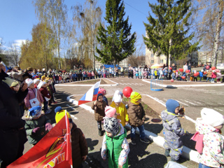 Парад в честь 9 мая прошёл в детском саду