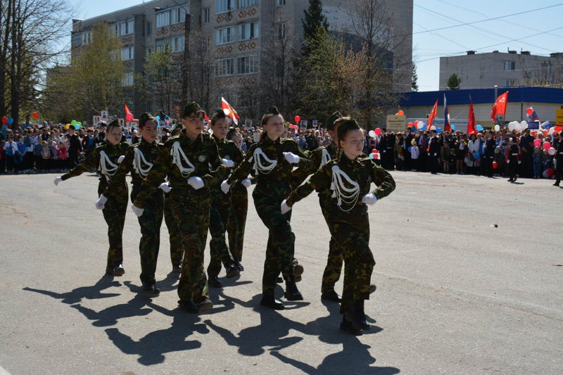 Отряд юных пограничников 7 класса имени Владимира Михайлова приняли участие в торжественном митинге в честь 77-летия Победы в Великой Отечественной войне