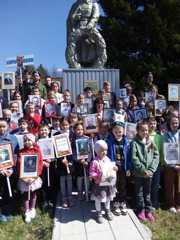 Митинг в честь Дня Победы в с. Чебаково.