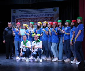 Юные инспектора движения Чуварлейской средней школы стали призерами финала республиканского конкурса флешмобов!
