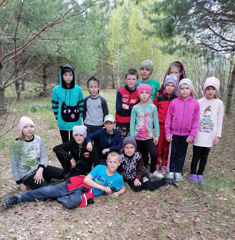 В эти выходные ученики 1-4 классов совершили экскурсию в весенний лес.