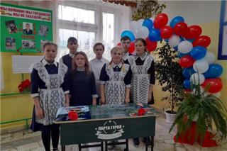 Открытие Парты Героя в Староайбесинской средней школе