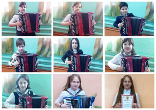 Выпускные и переводные экзамены состоялись в классе баяна и аккордеона .