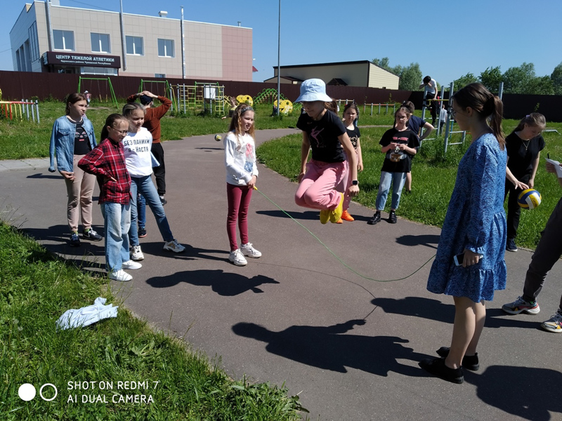 День рекордов прошел в пришкольном лагере Гимназии №1 г. Ядрин