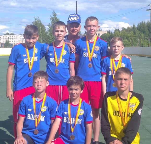 Команда Водник-2009 бронзовые призёры турнира по футболу "Акатуй" среди ребят 2006г.р. и моложе.