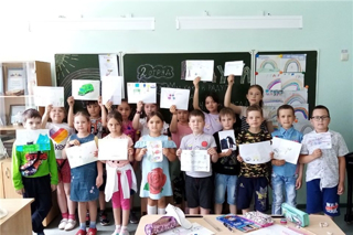 В пришкольном лагере «Крепыши» Красночетайской школы прошёл Праздник Цветных Карандашей