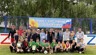 На спортивной площадке д. Сыбайкасы состоялся турнир по мини-футболу "КУБОК ЛЕТА"