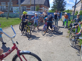 В пришкольном лагере – День велосипедиста