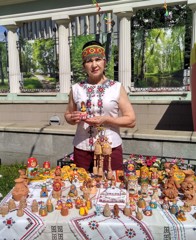 Римма Парферьева -  на чувашском национальном празднике «Акатуй» в г.Москва