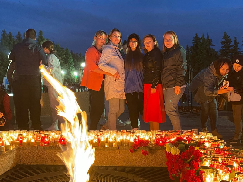 21 июня в городах и сёлах проходит Акция "Свеча памяти"