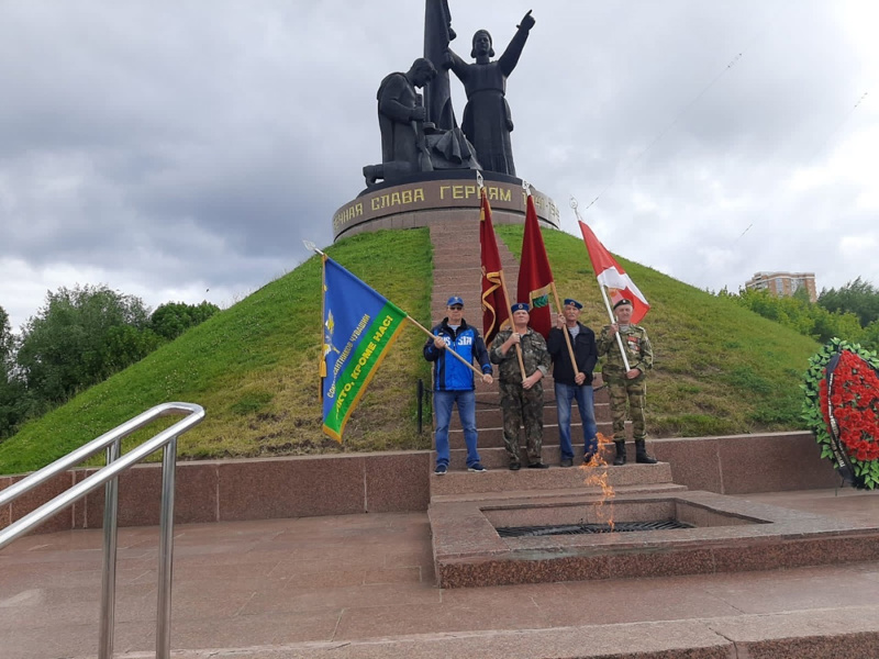 Александр Жуков принял участие в митинге, посвящённому дню ветеранов боевых действий