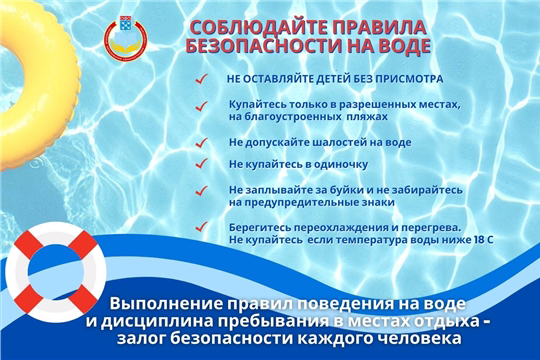 Соблюдайте правила безопасности на воде