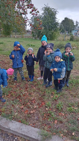 Веселая осенняя прогулка.