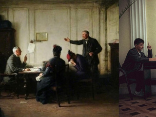  Frederick William Elwell " Визит к Адвокату", 1913 г.