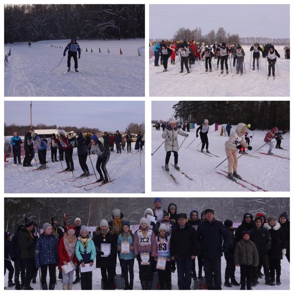 Призеры первенства Ядринского района по лыжным гонкам