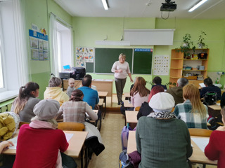 Участие педагога-психолога на родительском собрании 1Б класса МБОУ "Яльчикская СОШ"