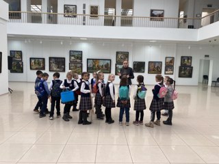 Ученики 2 "А" посетили Чувашский Государственный художественный музей