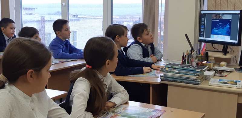 Для учеников 5Г класса был проведен классный час «Россия – мировой лидер атомной отрасли»