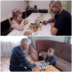 Домашний  шашечный турнир