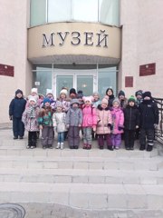 Дети группы "Гномики" в музее.
